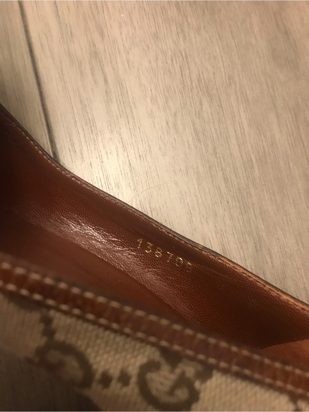 Gucci Beige/Brown GG Canvas Horsebit Heel Pumps - Picture 6 of 16